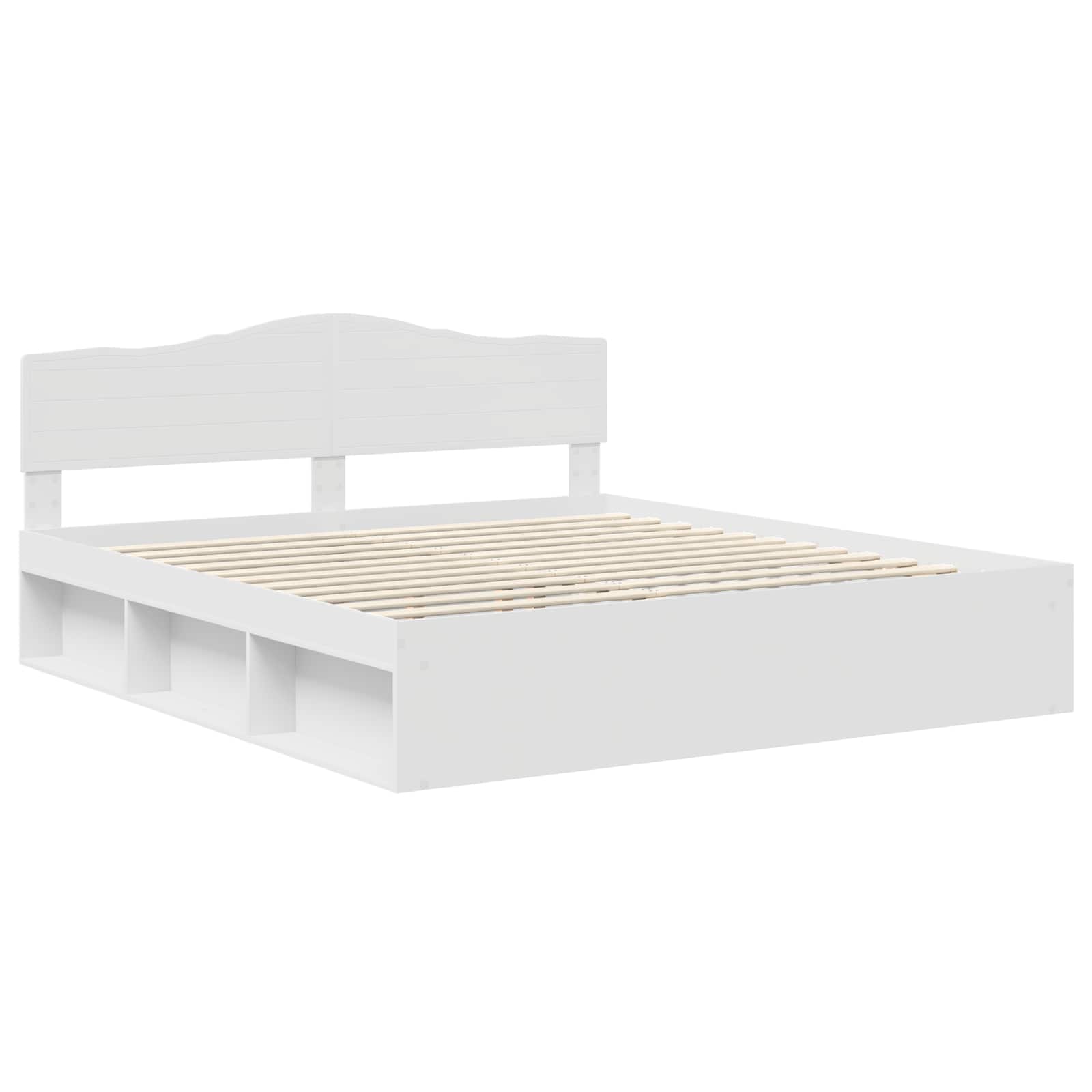 Struttura del letto Bianco 180 x 200 cm Pino massello | homemem39