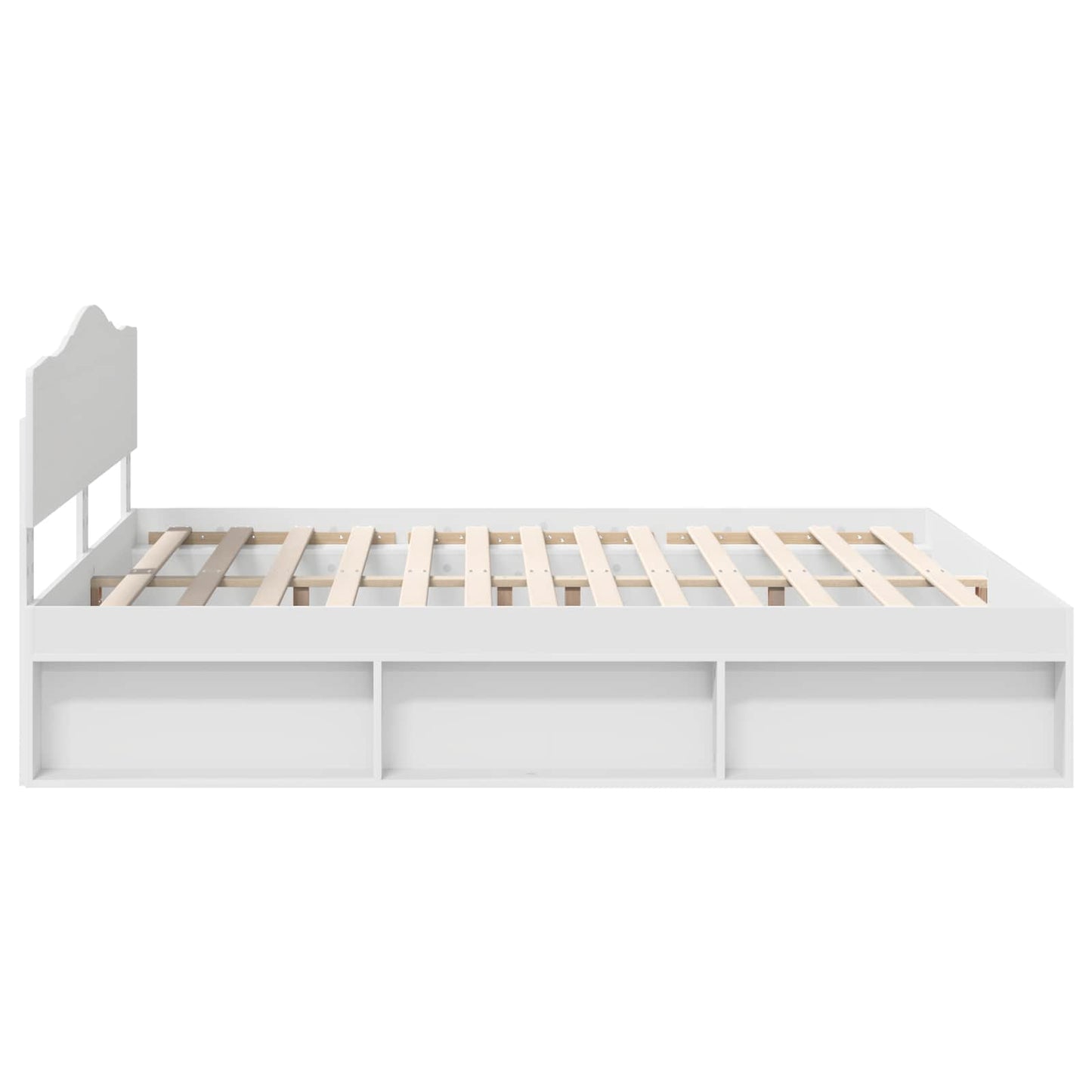 Struttura del letto Bianco 180 x 200 cm Pino massello | homemem39