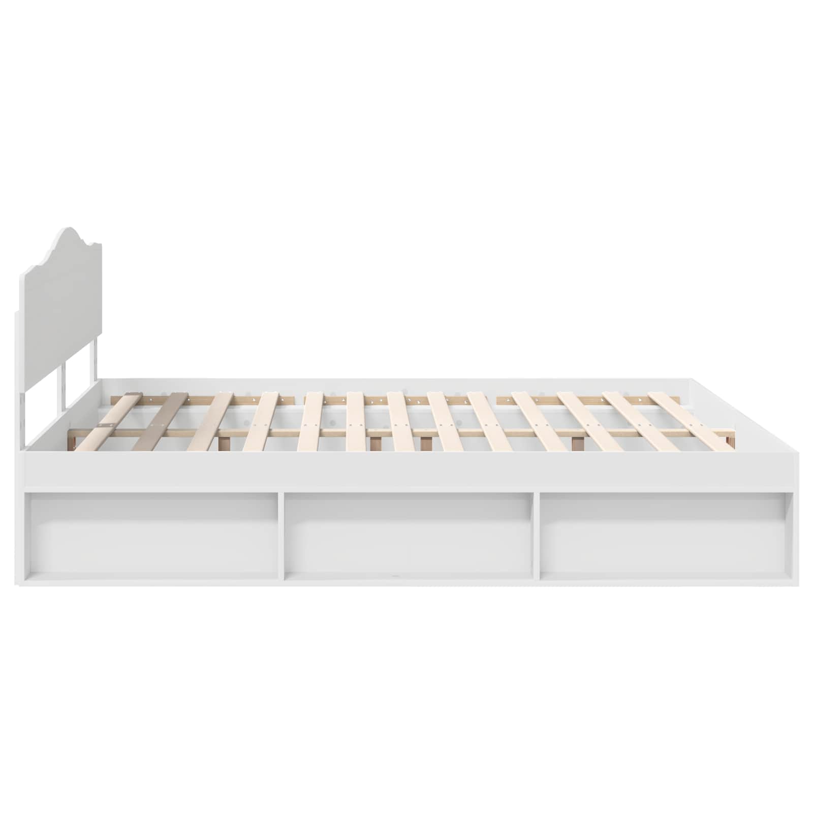 Struttura del letto Bianco 180 x 200 cm Pino massello | homemem39