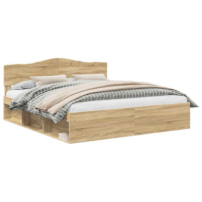 Struttura del letto Sonoma 180 x 200 cm Pino massello