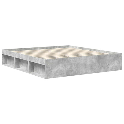 Struttura del letto Calcestruzzo 180 x 200 cm Pino massello | homemem39