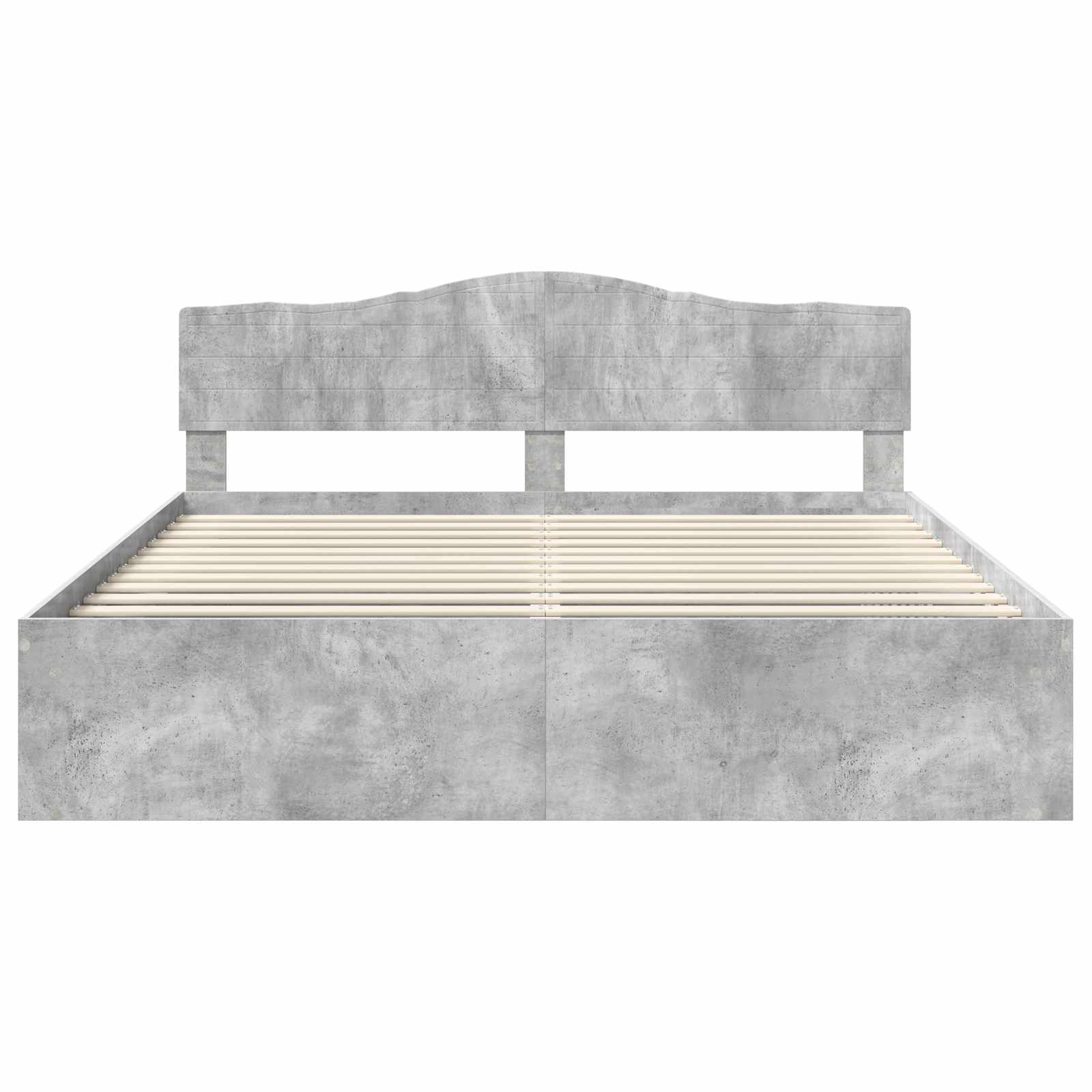 Struttura del letto Calcestruzzo 180 x 200 cm Pino massello | homemem39