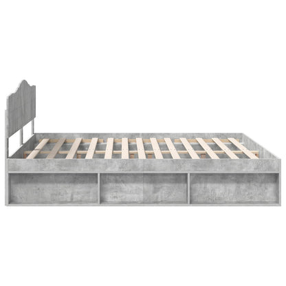 Struttura del letto Calcestruzzo 180 x 200 cm Pino massello | homemem39
