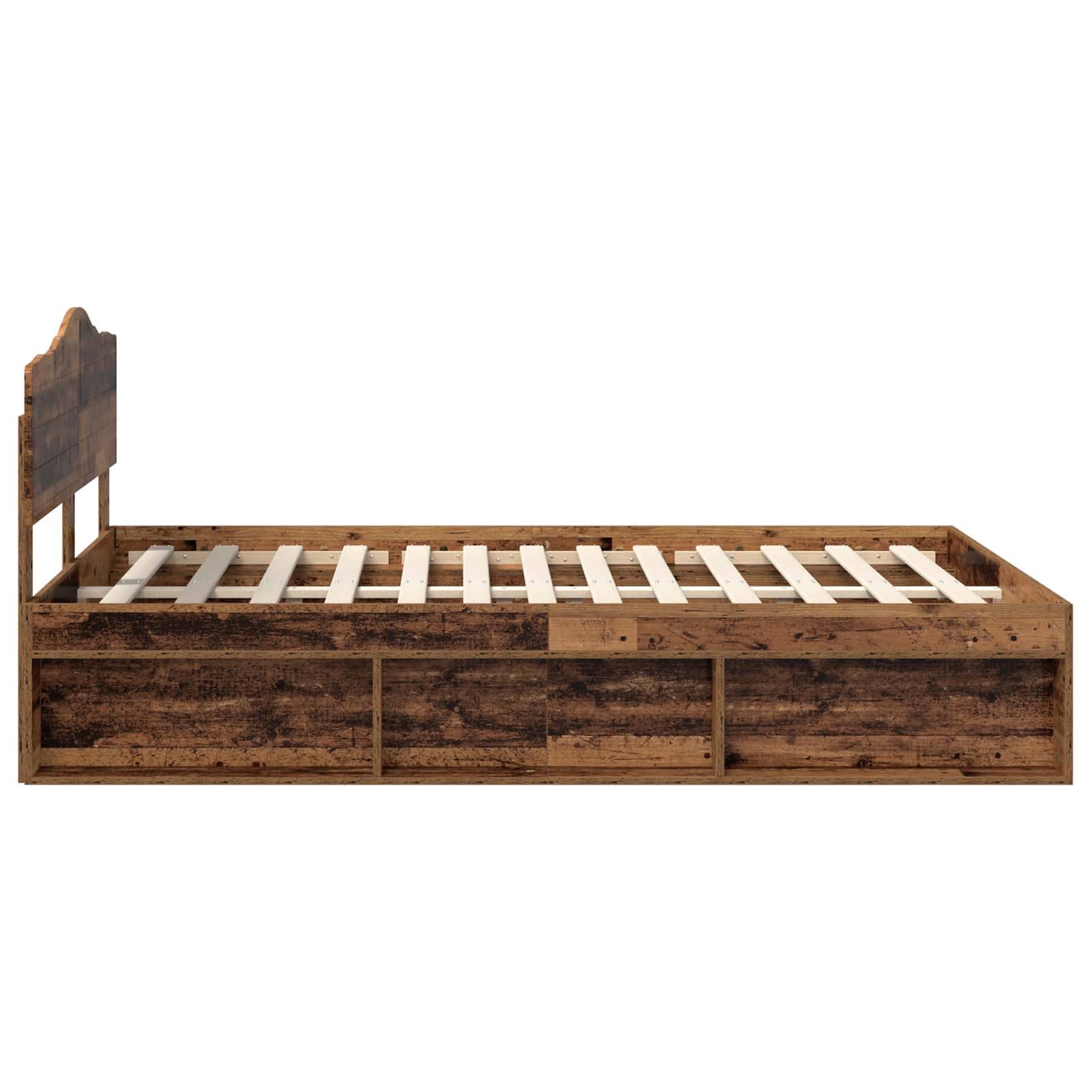 Struttura del letto Legno vecchio 150 x 200 cm Pino massello | homemem39