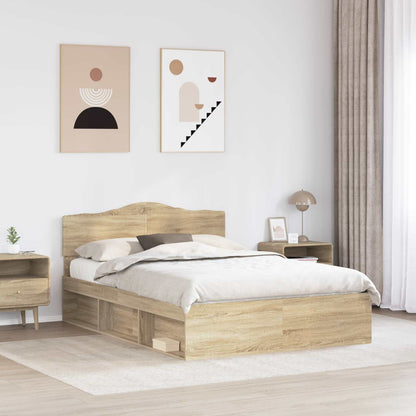 Struttura del letto Sonoma 140 x 200 cm Pino massello | homemem39