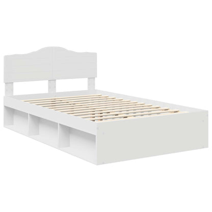 Struttura del letto Bianco 120 x 200 cm Pino massello | homemem39