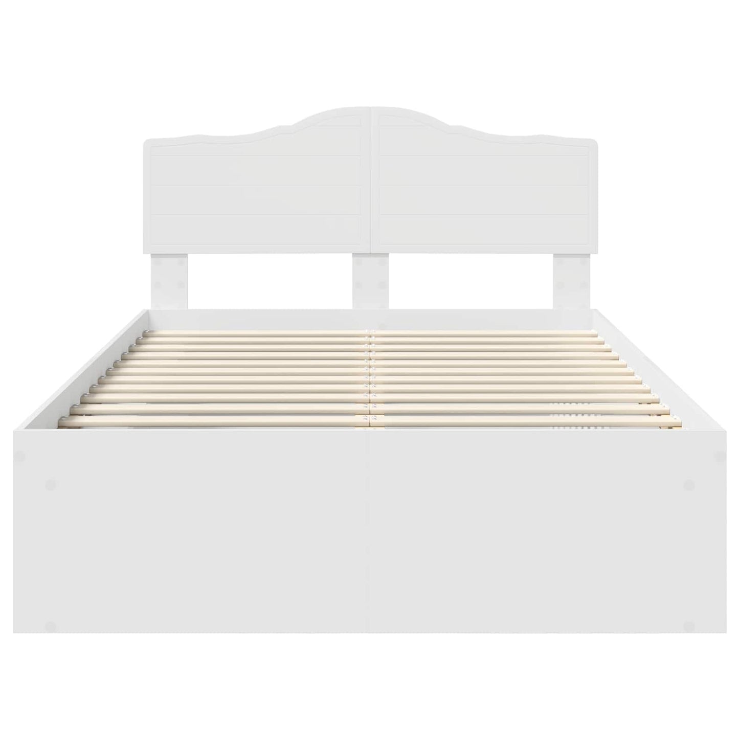 Struttura del letto Bianco 120 x 200 cm Pino massello | homemem39