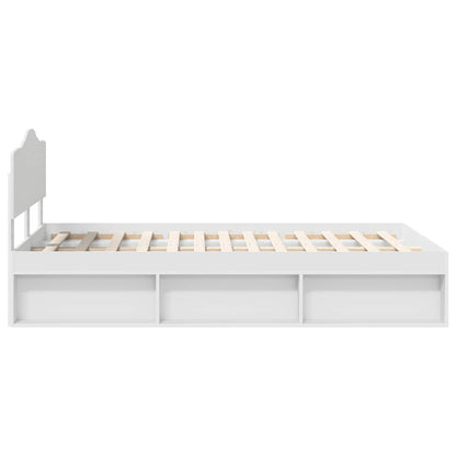 Struttura del letto Bianco 120 x 200 cm Pino massello | homemem39