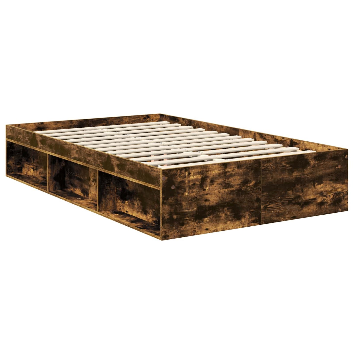 Struttura del letto Rovere fumé 120 x 200 cm Pino massello | homemem39