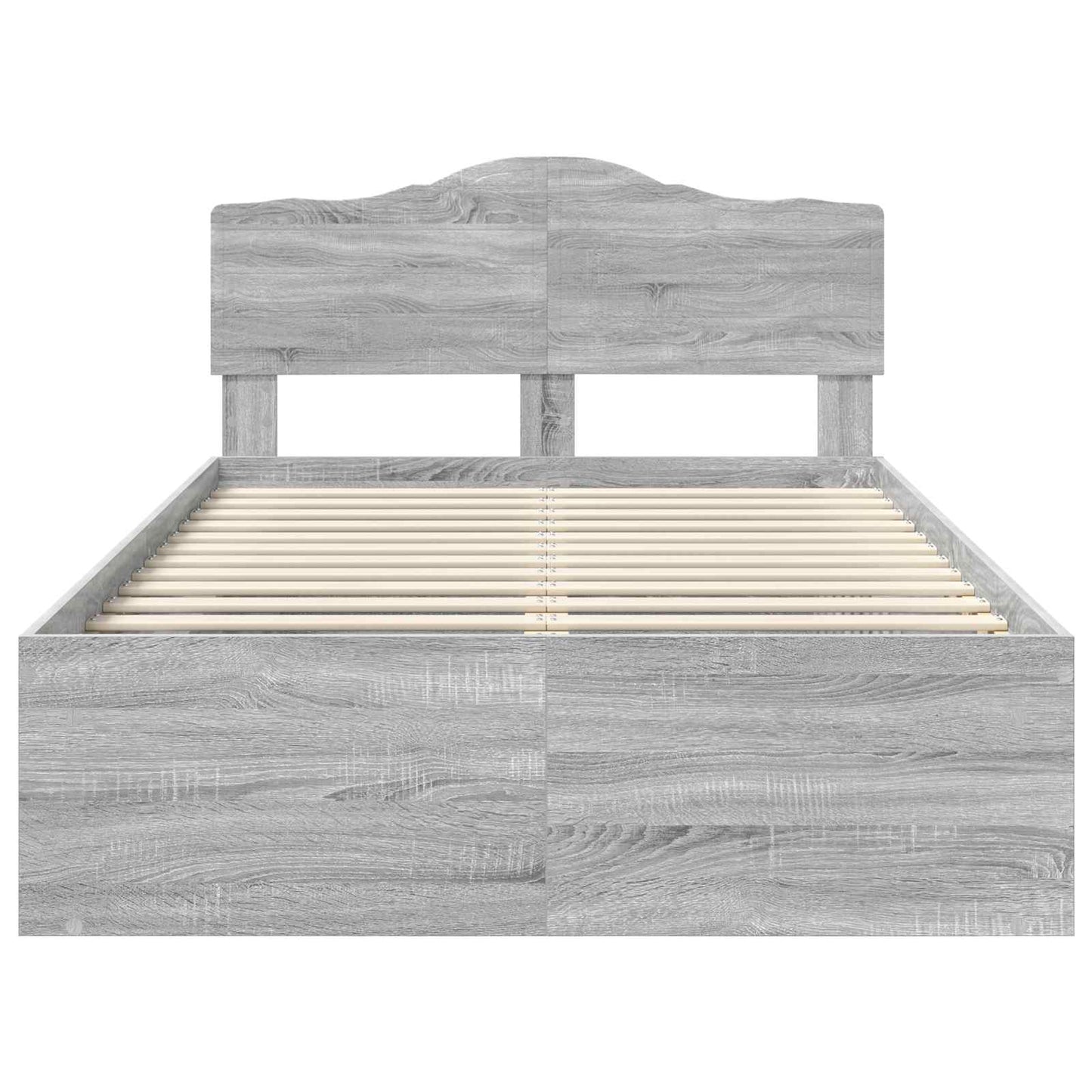 Struttura del letto Grigio Sonoma 120 x 200 cm Pino massello | homemem39