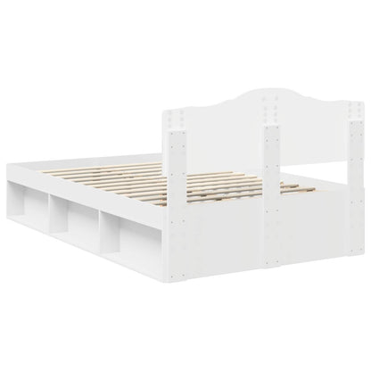 Struttura del letto Bianco 120 x 190 cm Pino massello | homemem39