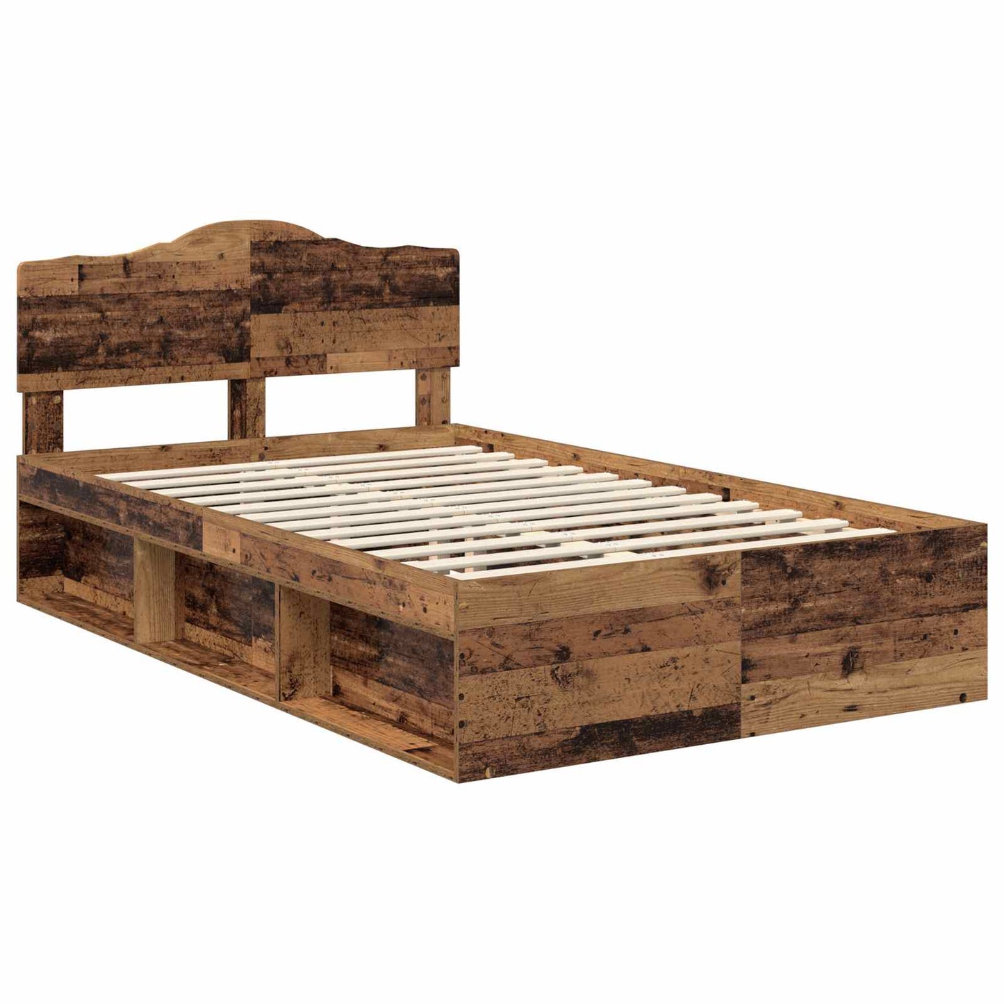 Struttura del letto Legno vecchio 120 x 190 cm Pino massello | homemem39