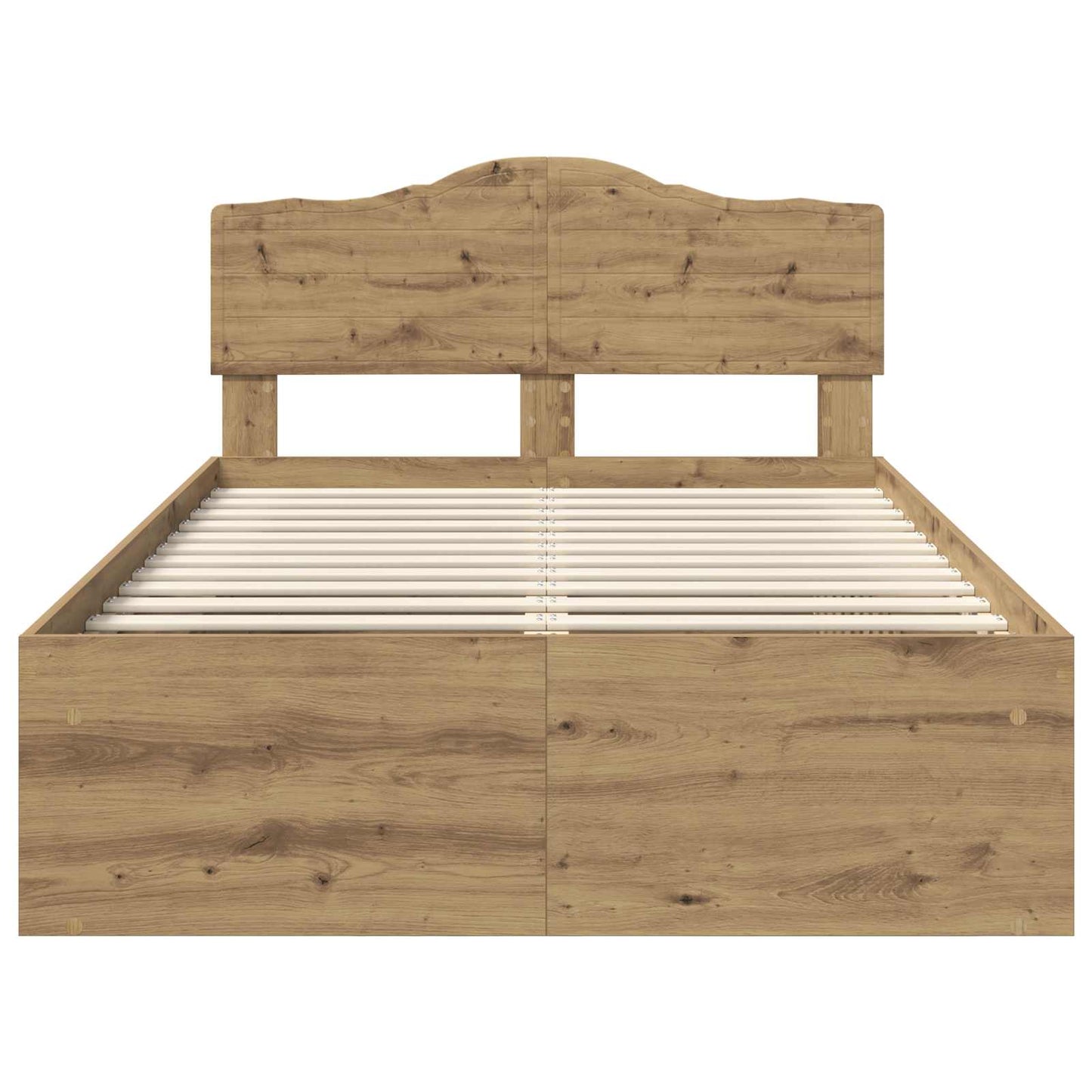 Struttura del letto Rovere Artigianale 120 x 190 cm | homemem39