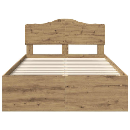 Struttura del letto Rovere Artigianale 120 x 190 cm | homemem39