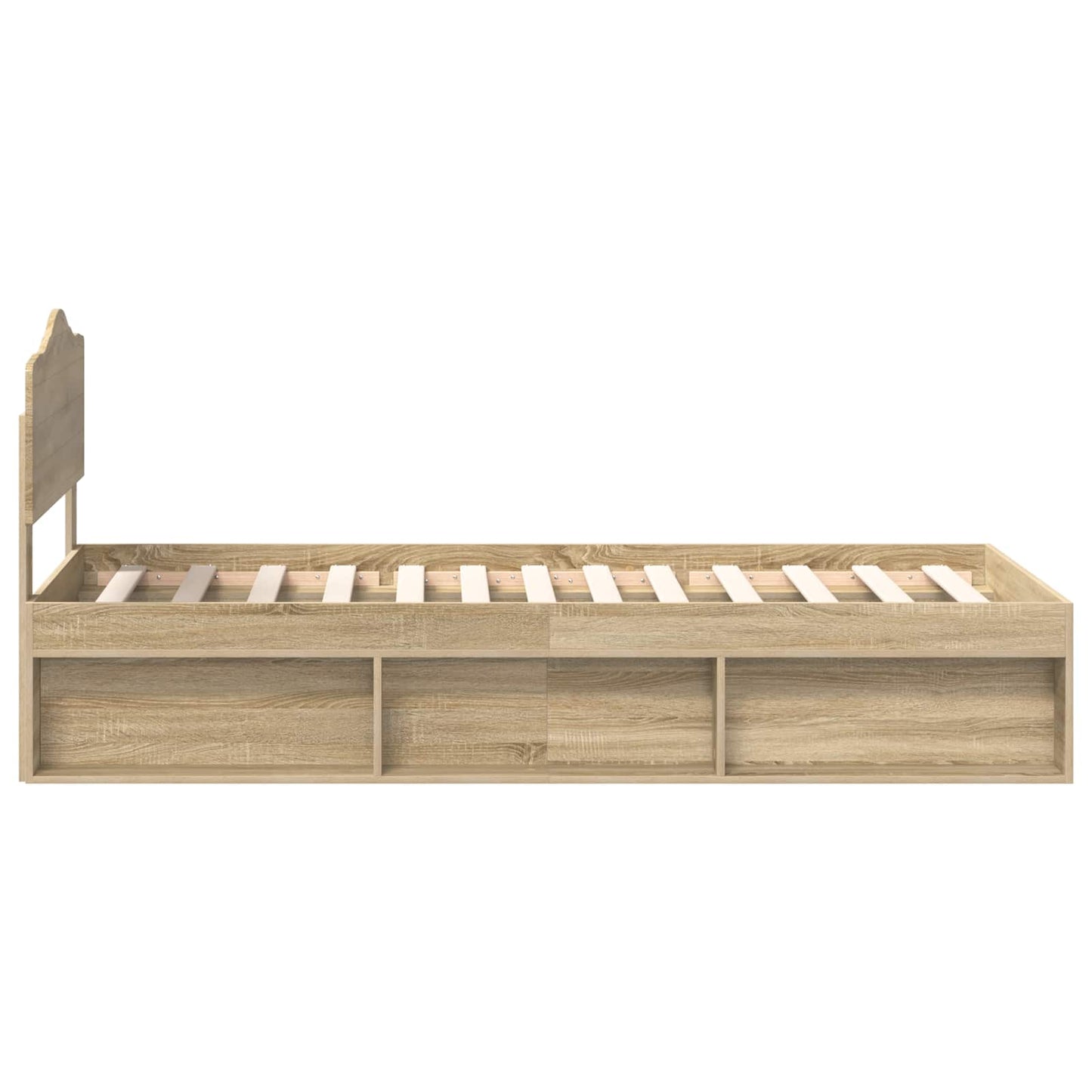 Struttura del letto Sonoma 100 x 200 cm Pino massello | homemem39