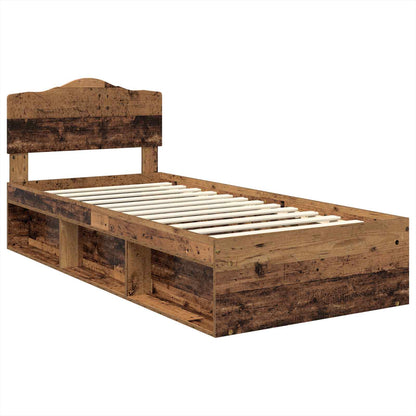 Struttura del letto Legno vecchio 90 x 200 cm Pino massello | homemem39