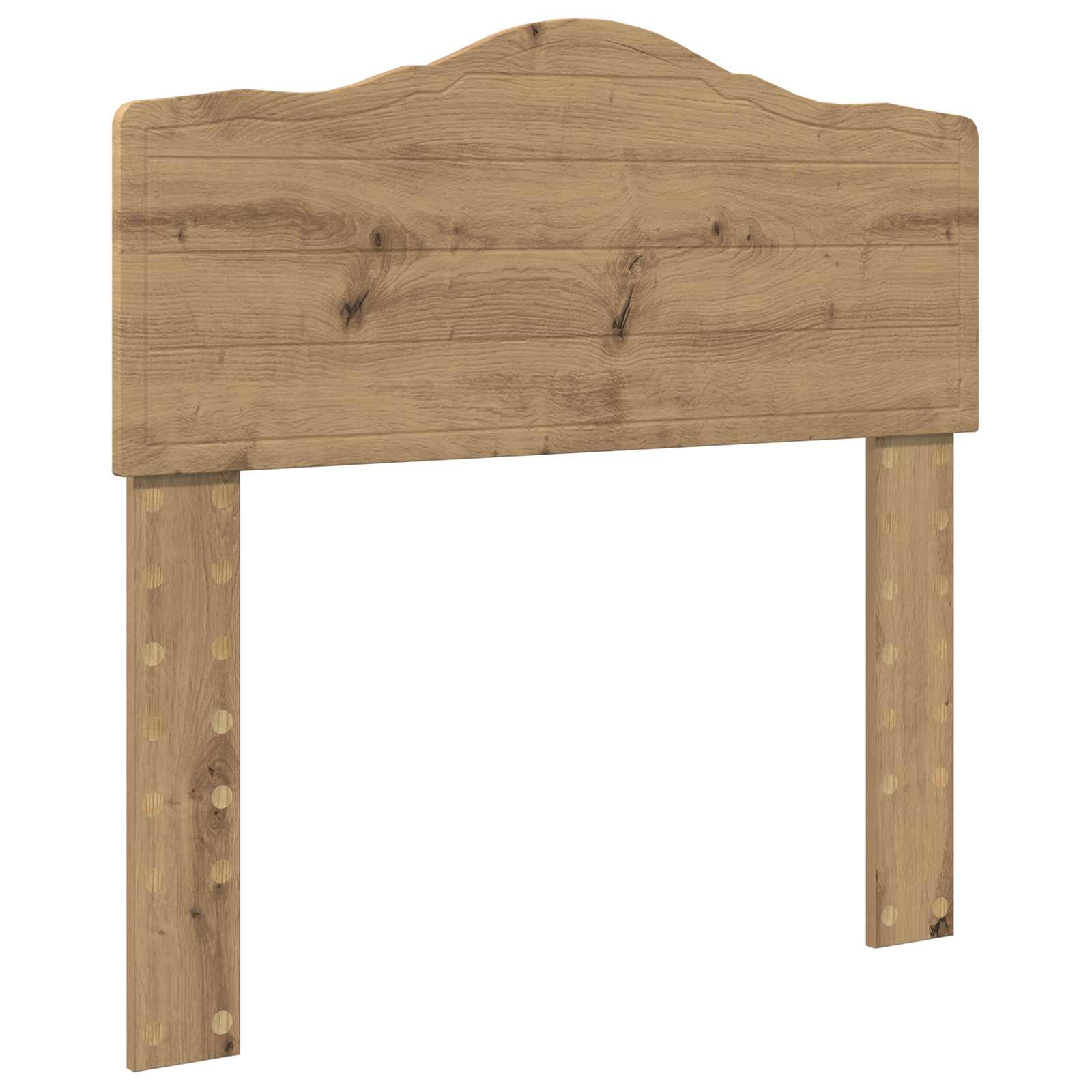 Struttura del letto con testiera Rovere Artigianale 90 x 200 cm | homemem39