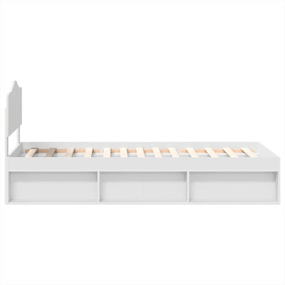 Struttura del letto Bianco 75 x 190 cm Pino massello | homemem39
