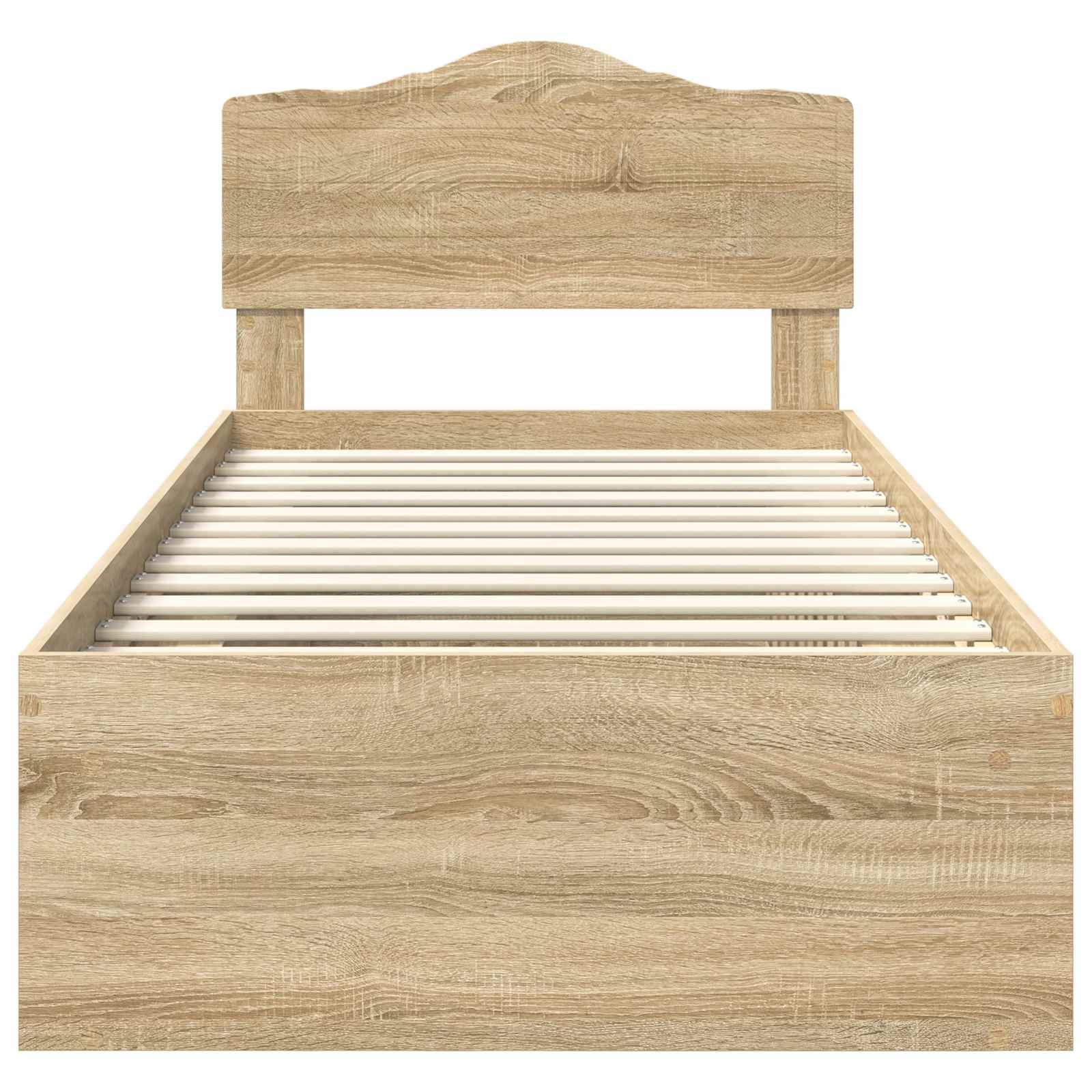Struttura del letto Rovere Sonoma 75 x 190 cm Pino massello | homemem39
