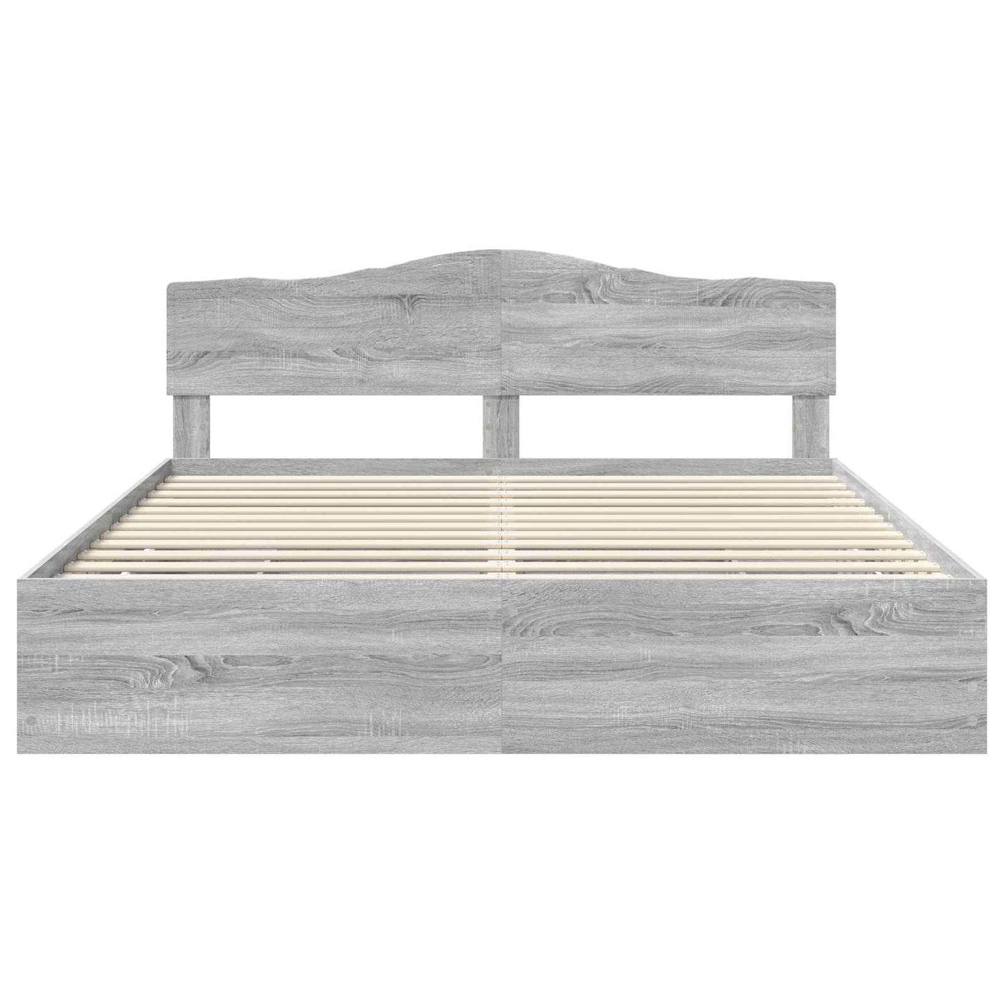 Struttura del letto con cassetto Grigio Sonoma 200 x 200 cm | homemem39