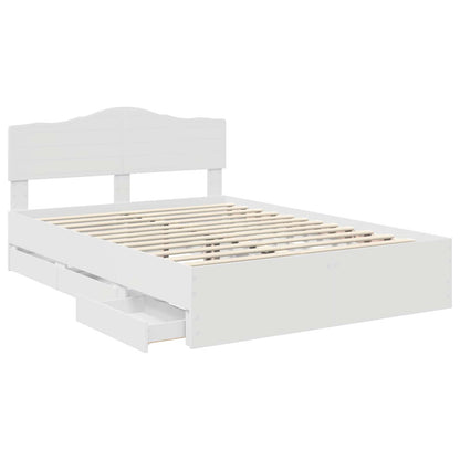Struttura del letto Bianco 160 x 200 cm Legno Ingegnerizzato