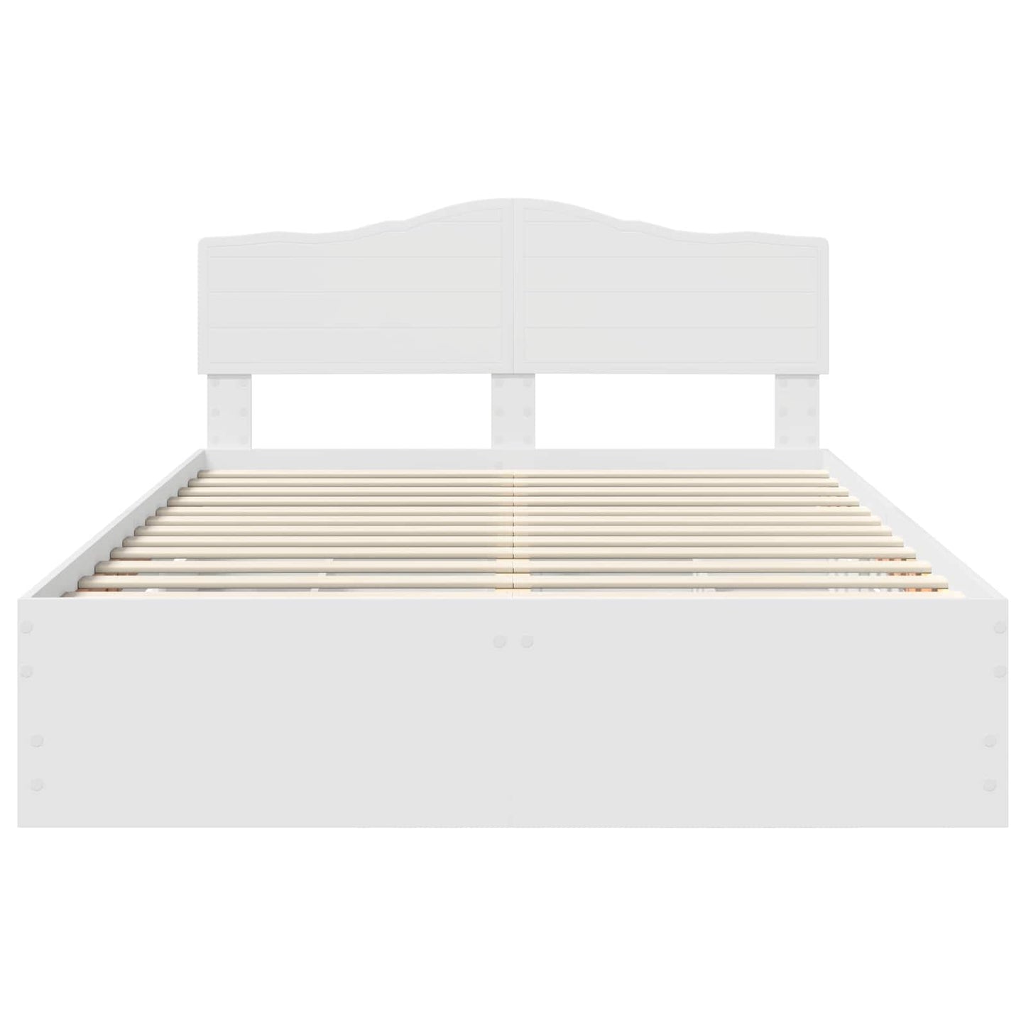 Struttura del letto Bianco 160 x 200 cm Legno Ingegnerizzato