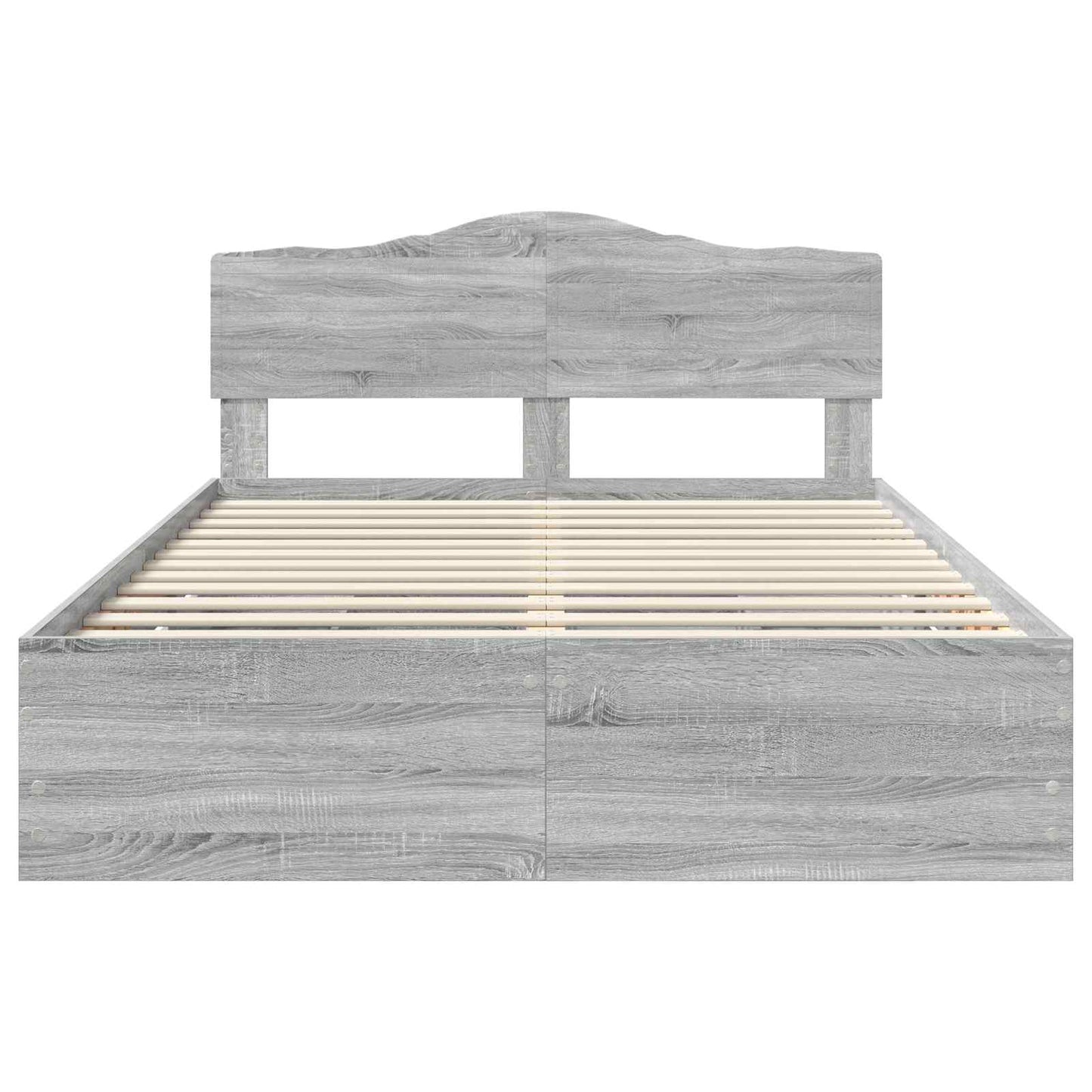 Struttura del letto con cassetto Grigio Sonoma 160 x 200 cm