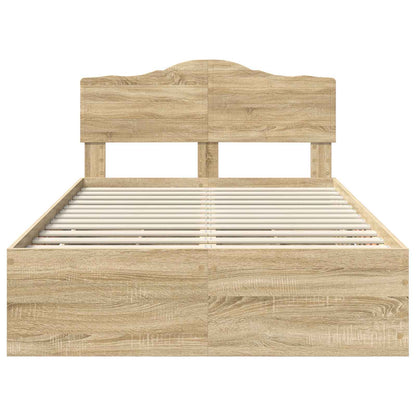 Struttura del letto con cassetto Rovere Sonoma 120 x 200 cm | homemem39