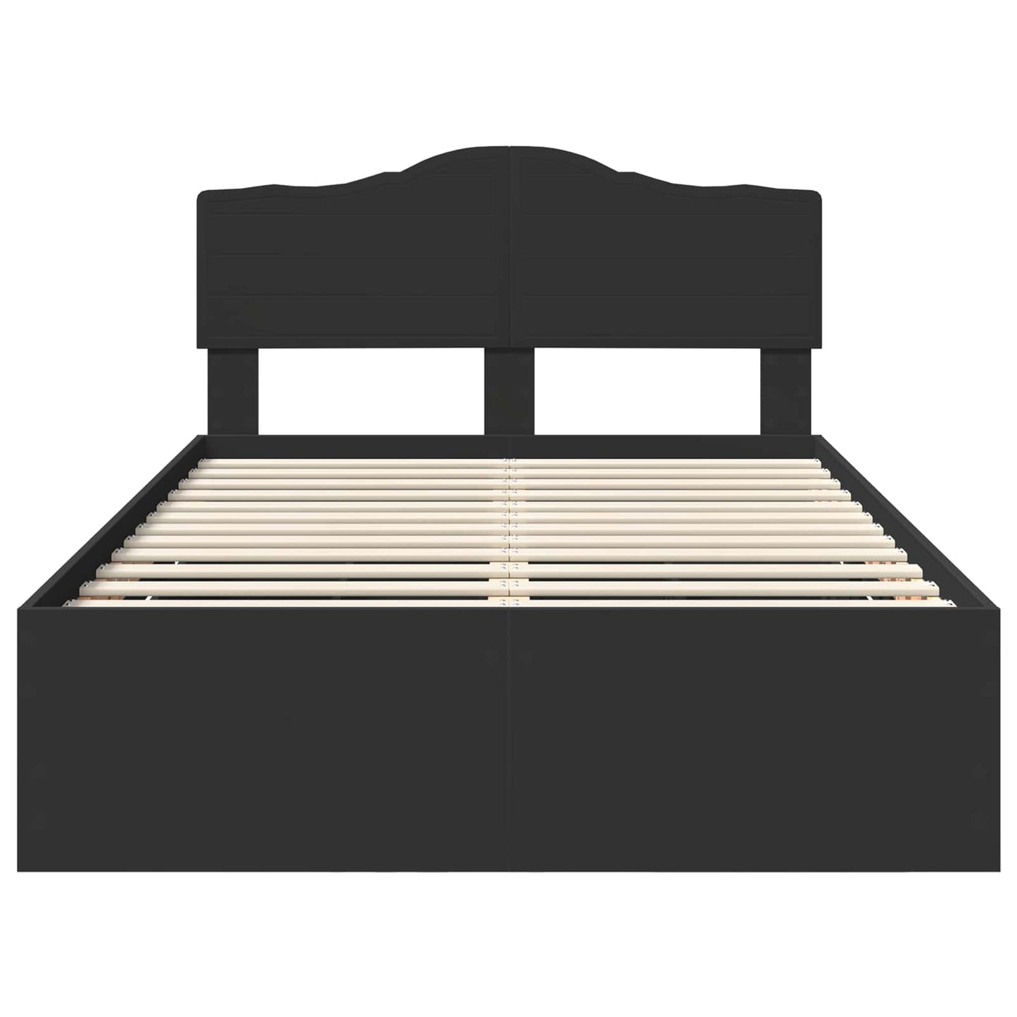 Struttura del letto Nero 120 x 200 cm Legno Ingegnerizzato