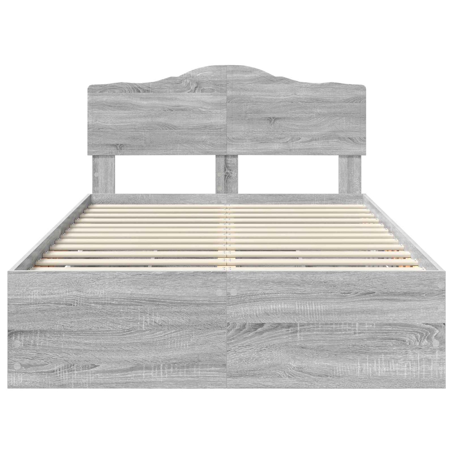 Struttura del letto con cassetto Grigio Sonoma 120 x 190 cm | homemem39