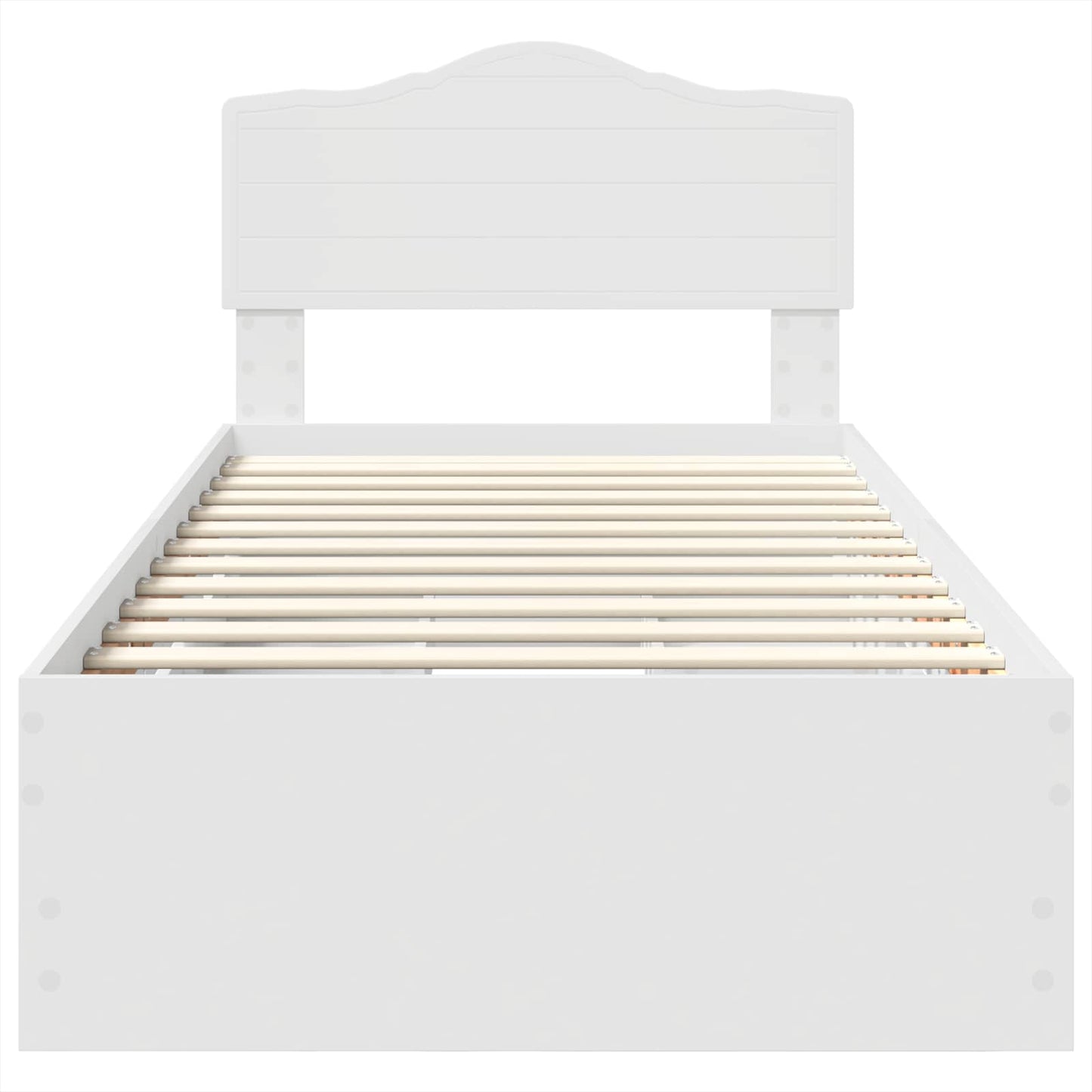 Struttura del letto Bianco 90 x 190 cm Legno Ingegnerizzato