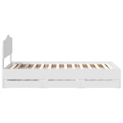 Struttura del letto Bianco 90 x 190 cm Legno Ingegnerizzato