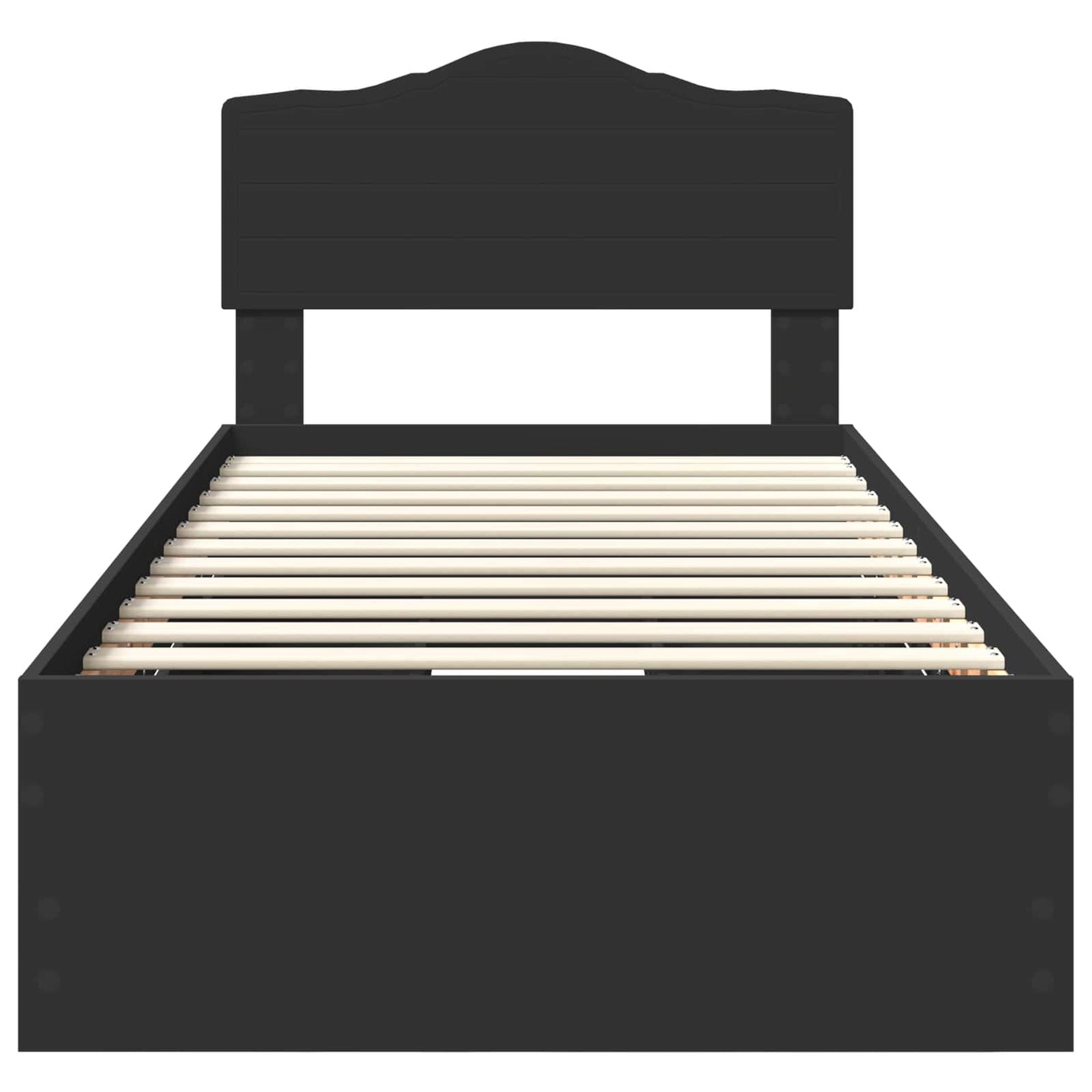 Struttura del letto Nero 90 x 190 cm Legno Ingegnerizzato