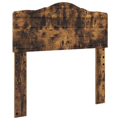 Struttura del letto con cassetto Rovere fumé 75 x 190 cm