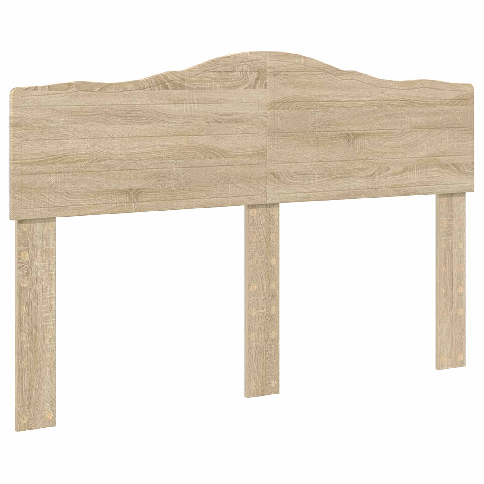 Struttura del letto con testiera Rovere Sonoma 140 x 190 cm | homemem39