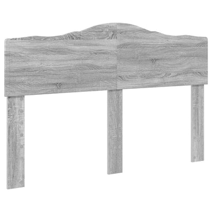 Struttura del letto con testiera Grigio Sonoma 140 x 190 cm | homemem39