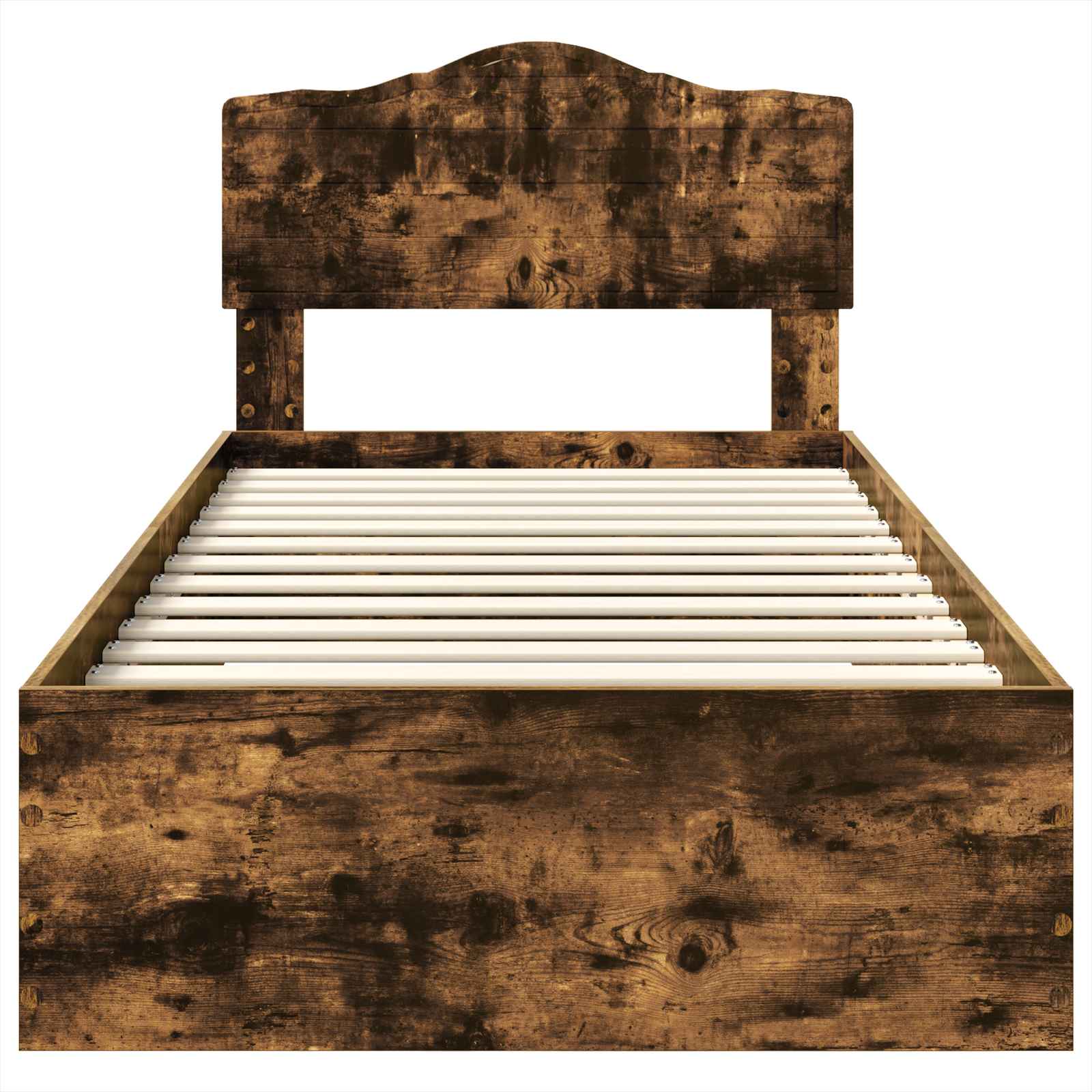 Struttura del letto Rovere fumé 90 x 190 cm Legno multistrato | homemem39