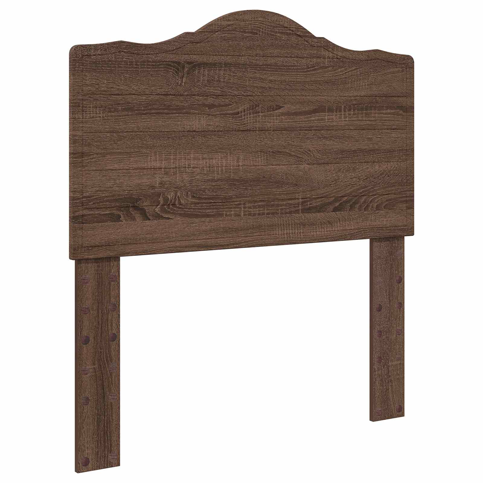 Struttura del letto con testiera Rovere Marrone 70 x 190 cm | homemem39