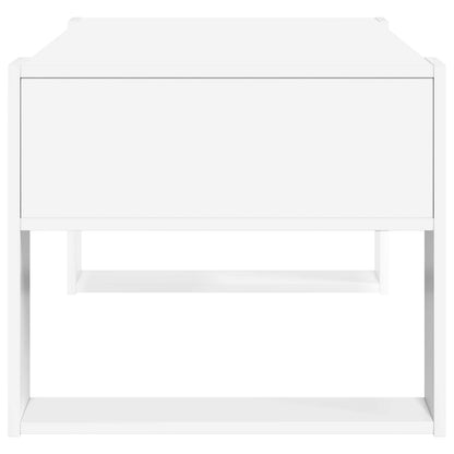 Tavolino da salotto Bianco 92 x 53 x 45 cm Legno multistrato | homemem39