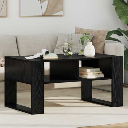 Tavolino da salotto Rovere Nero 92 x 53 x 45 cm | homemem39