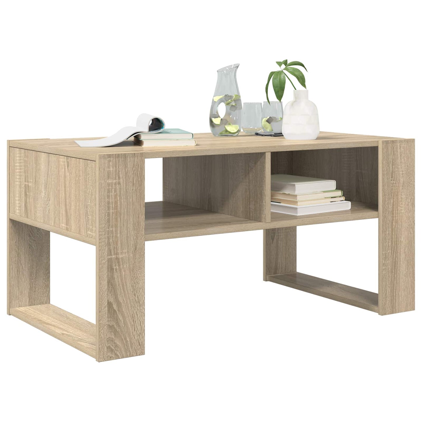 Tavolino da salotto Rovere Sonoma 92 x 53 x 45 cm | homemem39