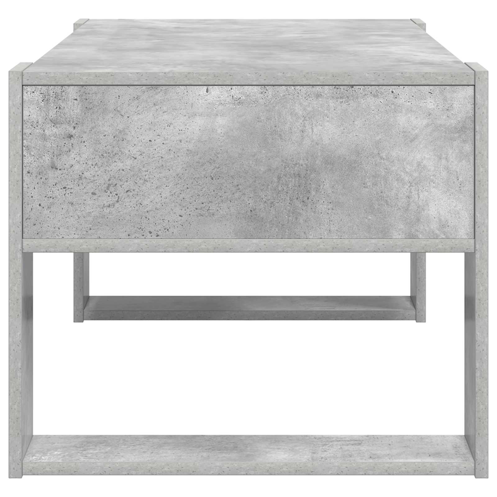 Tavolino da salotto Grigio cemento 92 x 53 x 45 cm | homemem39