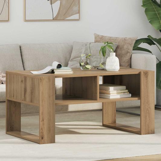Tavolino da salotto Rovere artigianale 92 x 53 x 45 cm | homemem39