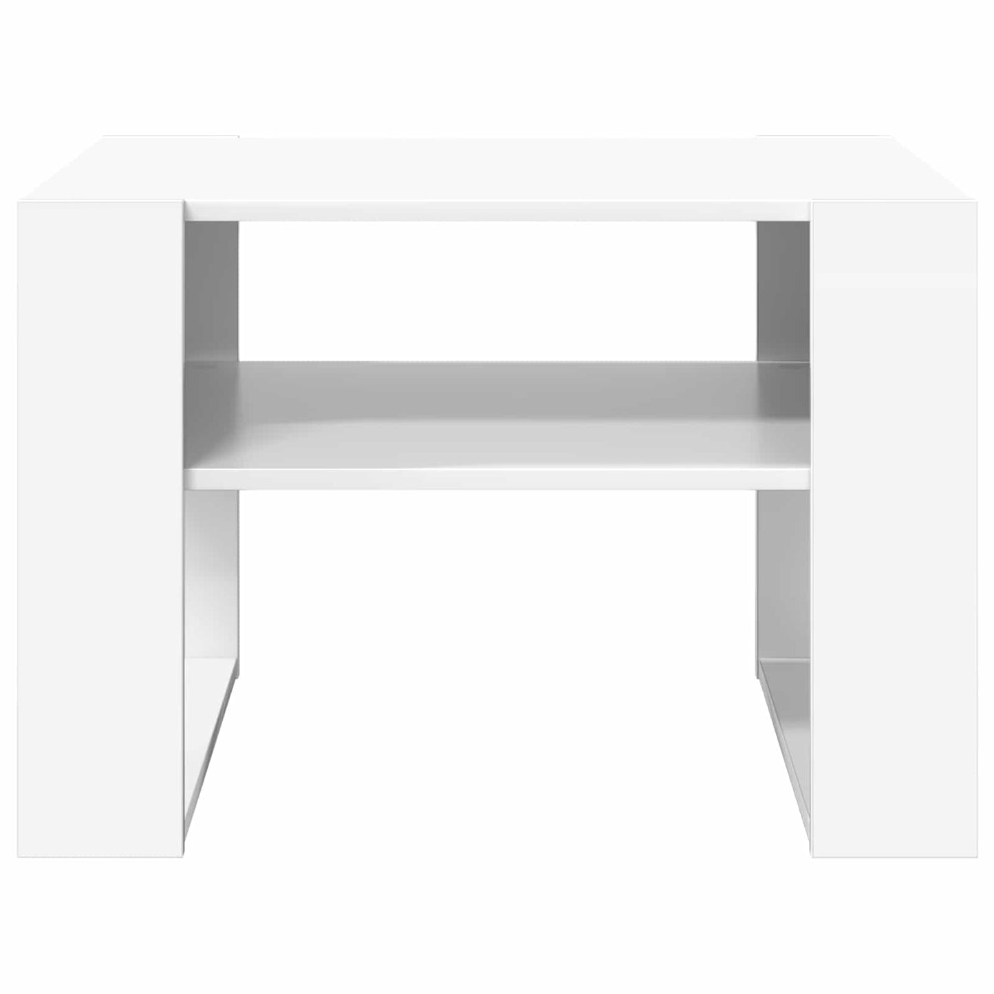 Tavolino da salotto Bianco 66 x 53 x 45 cm Legno multistrato | homemem39
