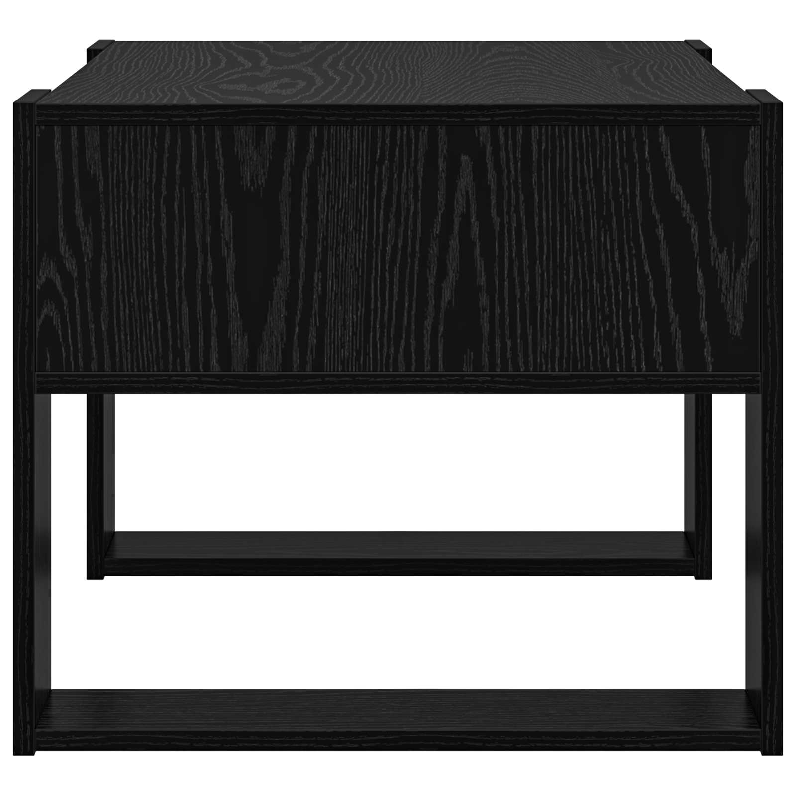 Tavolino da salotto Rovere Nero 66 x 53 x 45 cm | homemem39