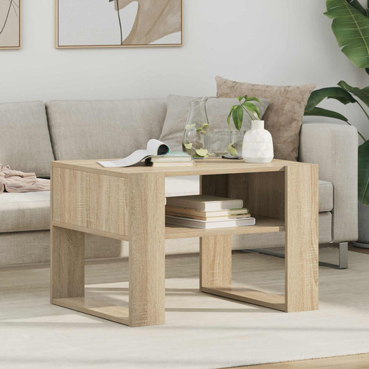 Tavolino da salotto Rovere Sonoma 66 x 53 x 45 cm | homemem39