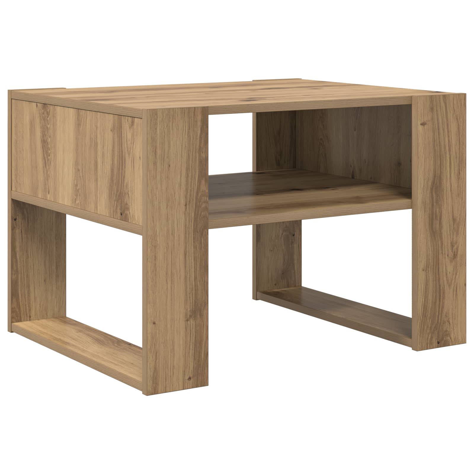 Tavolino da salotto Rovere artigianale 66 x 53 x 45 cm | homemem39