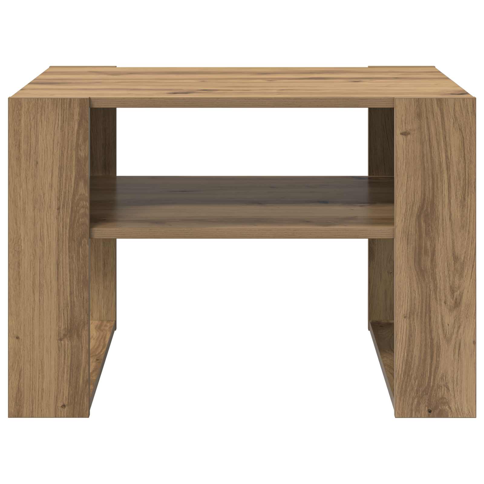 Tavolino da salotto Rovere artigianale 66 x 53 x 45 cm | homemem39