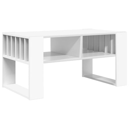 Tavolino da salotto Bianco 92 x 49,5 x 45 cm Legno multistrato | homemem39