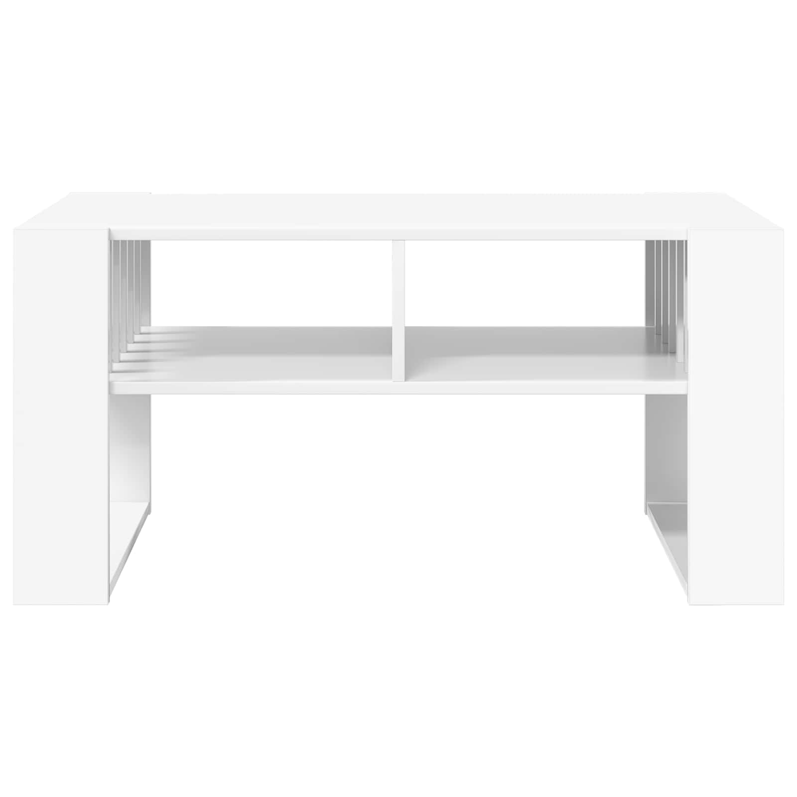 Tavolino da salotto Bianco 92 x 49,5 x 45 cm Legno multistrato | homemem39